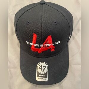 '47 Brand Super Bowl LVI Hat - Black and Red (never worn)